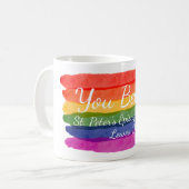 Du gehörst Stolz-Mug Kaffeetasse (Vorderseite Links)