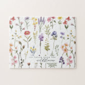 Du gehörst zu den Wildblumen  Puzzle (Horizontal)
