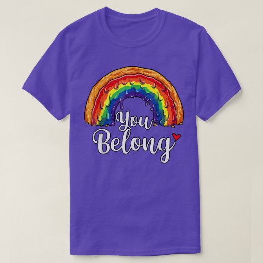 Du gehörst zu LGBT Pride Month Gay Bi Trans T-Shirt (Design vorne)