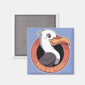 Du gehst Gull Magnet (Vorderseite/Rückseite)
