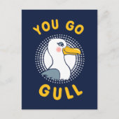 Du gehst Gull Postkarte (Vorderseite)