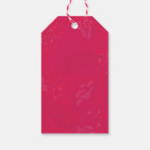 Du gehst zu Girl Tropical Pink Flamingo Geschenkanhänger (Rückseite)