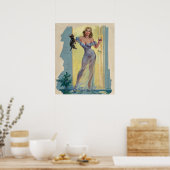 Du gehst zu mir und katzst Pinup Poster (Küche)