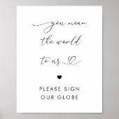 Du Gemein die Welt für uns Herzogszeichen Poster (Vorne)