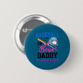 Du Geschlecht Enthüllung Baseball Bows Daddy Button (Vorne & Hinten)