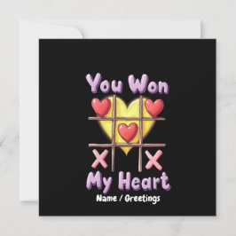 Du gewinnst den romantischen und Niedlichen Valent Einladung