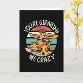 Du gibst mir verrückt karte (Gelbe Blume)