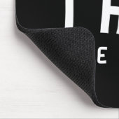 Du glaubst besser, ich würde wie ein Mädchen Badmi Mousepad (Ecke)