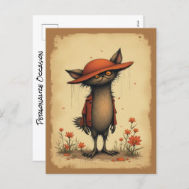 Du glaubtest nicht, dass ich zurückschreiben würde feiertagspostkarte