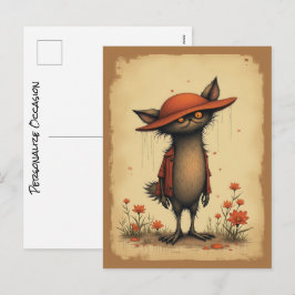 Du glaubtest nicht, dass ich zurückschreiben würde feiertagspostkarte