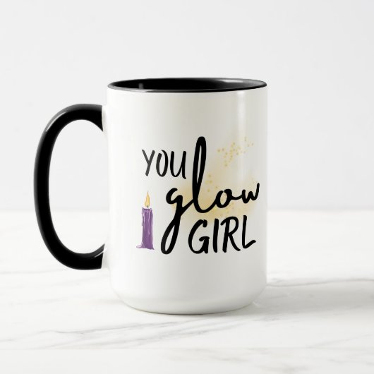 Du Glow Girl Tasse (Links)