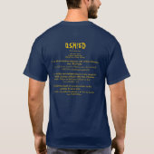 Du Got 74, OSHIED!!!! Schlussendlich T-Shirt (Rückseite)