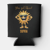 Du Got diese sonnige Sonne mit Sonnenbrille Dosenkühler (Vorderseite)