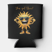 Du Got diese sonnige Sonne mit Sonnenbrille Dosenkühler (Vorderseite)