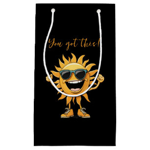 Du Got diese sonnige Sonne mit Sonnenbrille Kleine Geschenktüte