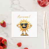 Du Got diese sonnige Sonne mit Sonnenbrille Serviette (Beispiel)