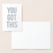 Du Got diesem Beileid eine gute Grußkarte Folienkarte (Anzeige)