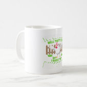 Du Got einen Hund gut, dass ich Niedlich Tiny Dino Kaffeetasse (Vorderseite Links)