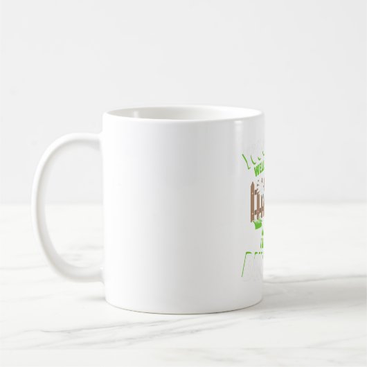 Du Got einen Hund gut, dass ich Niedlich Tiny Dino Kaffeetasse (Links)