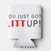 Du Got einfach nur auf! Dosenkühler (Rückseite)