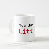 Du Got einfach nur auf! Kaffeetasse (Vorderseite Links)