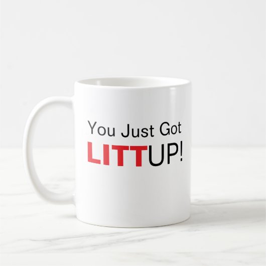 Du Got einfach Tasse, Anzug-Kaffee-Cup, Kaffeetasse (Links)