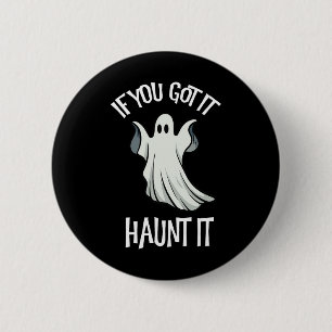 Du Got es hämmern es Halloween Ghost Kostüm Spooky Button
