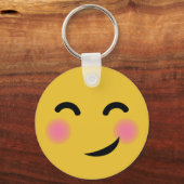 Du got mir, Emoji zu erröten Schlüsselanhänger (Vorderseite)
