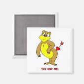 Du Got mir Valentine Magnet (Vorderseite/Rückseite)
