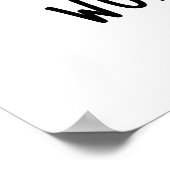 Du Got mir Wonton Mehr Funny Dimsum Pub Poster (Ecke)