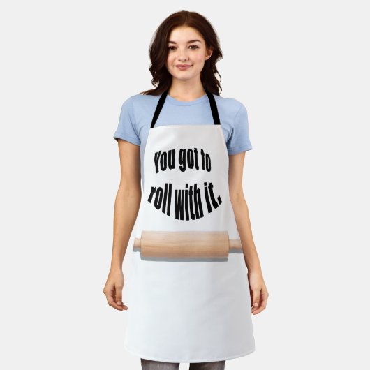 Du Got, mit dem Bäcker zu rollen Schürze (Getragen)