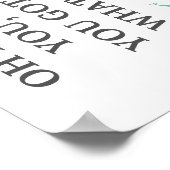 Du Got, was ich Kitchen Poster brauche (Ecke)