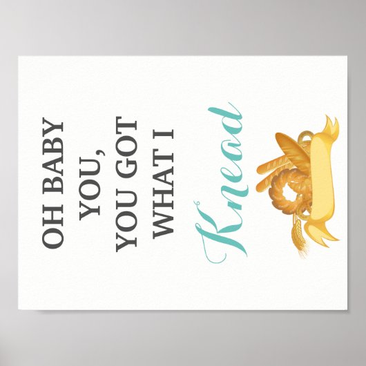 Du Got, was ich Kitchen Poster brauche (Vorne)