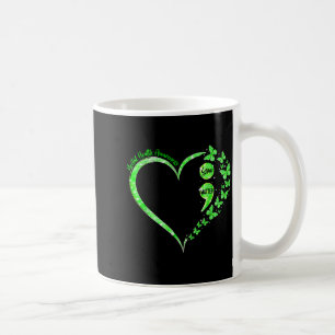 Du Grüner Herz Semikolon Psychische Gesundheitsauf Kaffeetasse