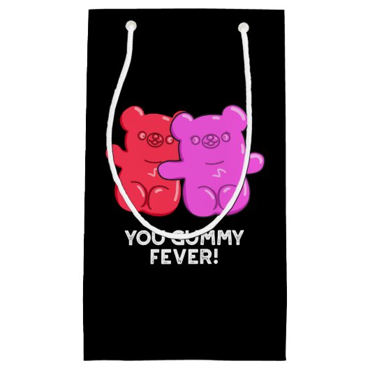 Du Gummy Fever Funny Candy Puff Dark BG Kleine Geschenktüte (Vorderseite)