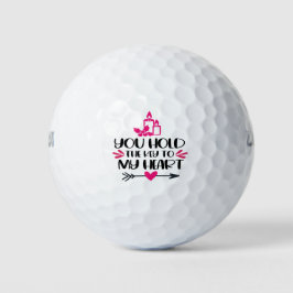 Du hältst den Schlüssel zu meinem Herzen Golfball