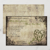 Du hältst den Schlüssel zu meiner Herzhochzeit-Ein Einladung (Vorne/Hinten)