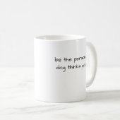 Du hältst dich für Hundegeschenk Kaffeetasse (VorderseiteRechts)