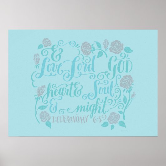 Du hältst die Liebe des Herrn, deines Gottes Poster (Vorne)