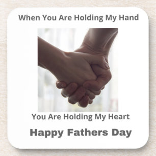 Du hältst meine Hand, du hältst mein Herz Getränkeuntersetzer