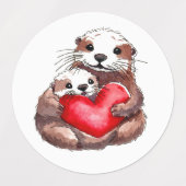 Du hältst meine Herzmarken Etiketten (Design 1)