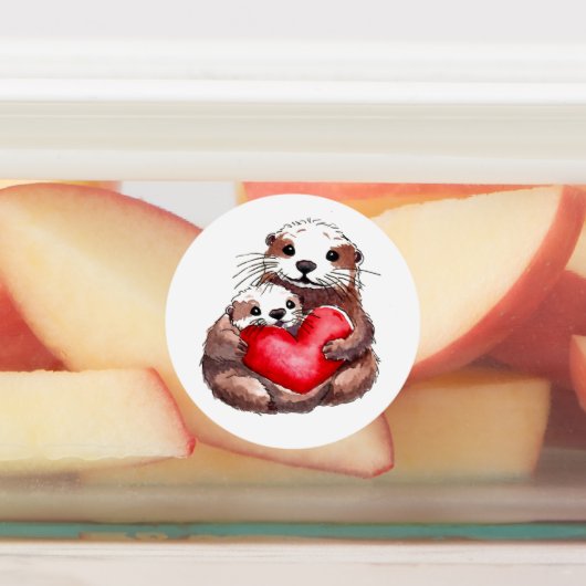 Du hältst meine Herzmarken Etiketten (Befestigt)