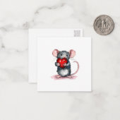 Du hältst meinen innersten Postkartenstil Mitteilungskarte (Vorderseite/Rückseite Beispiel)