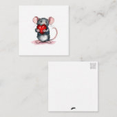 Du hältst meinen innersten Postkartenstil Mitteilungskarte (Vorne/Hinten)