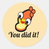 Du hast Aufkleber gemacht (Vorderseite)