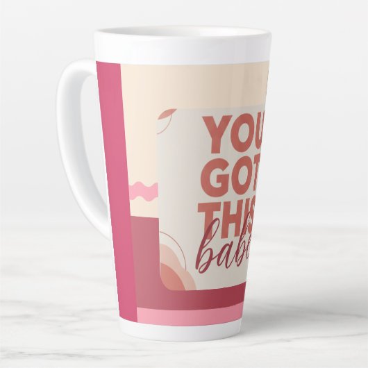 Du hast das Babe für deine Liebe Milchtasse (Linke Ecke)