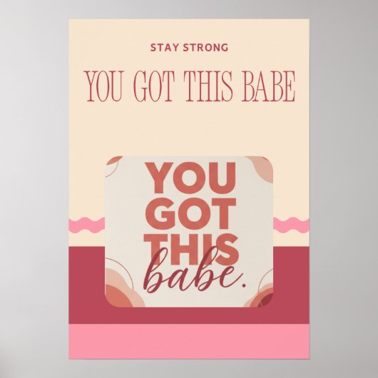 Du hast das Babe für deine Liebe Poster (Vorne)