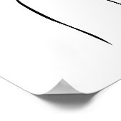 Du hast das Beste aus der Schmetterlingsflora Poster (Ecke)