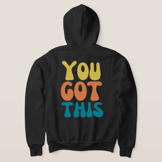 "Du hast das Got" Zip Hoodie (AblageHinten)