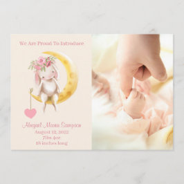 Du hast das Mondsonnige Foto Geburtserklärung aufg Einladung